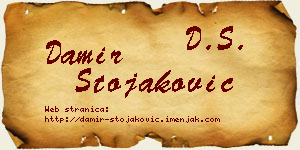 Damir Stojaković vizit kartica